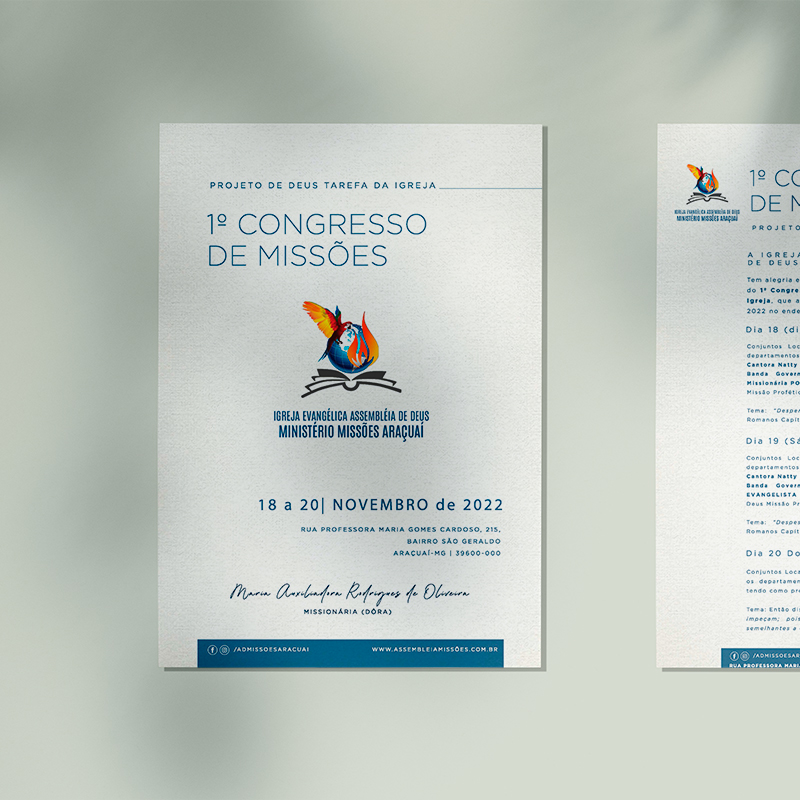 Convite Missões - Assembleia Missões